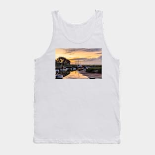 Sunset Over The River Glaven at Blakeney Quay Tank Top